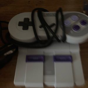 Snes classic mini  30 games installed great  condition comes with pouch
